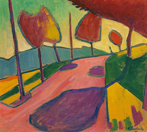 Array Murnauer Landschaft von Alexej Jawlensky