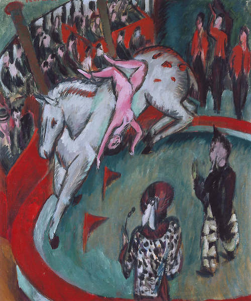 Array Die Zirkusreiterin von Ernst Ludwig Kirchner