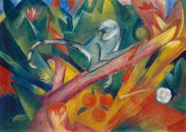 Array Das Äffchen von Franz Marc