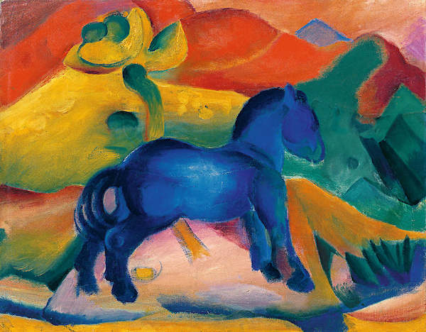 Array Blaues Pferdchen von Franz Marc