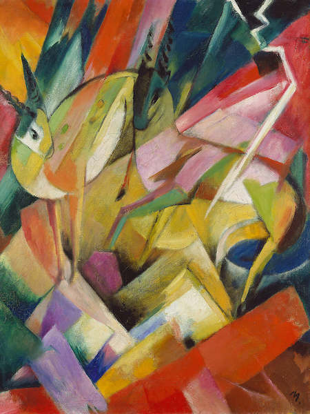 Array Bergziegen von Franz Marc