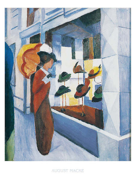 60cm x 80cm Hutladen von August Macke