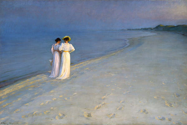 Array Sommerabend bei Skagen von Peter Severin Kroyer