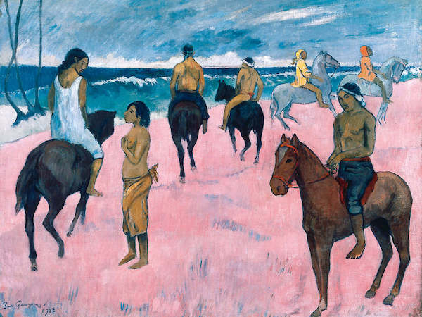 Array Reiter am Strand von Paul Gauguin