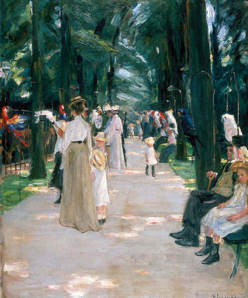 Array Papageienallee von Max Liebermann