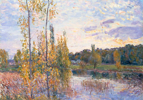 Array Landschaft bei Chevreuil von Alfred Sisley