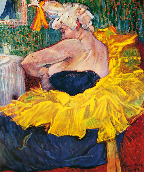 Array La clownesse Cha-U-Kao von Henri de Toulouse-Lautrec