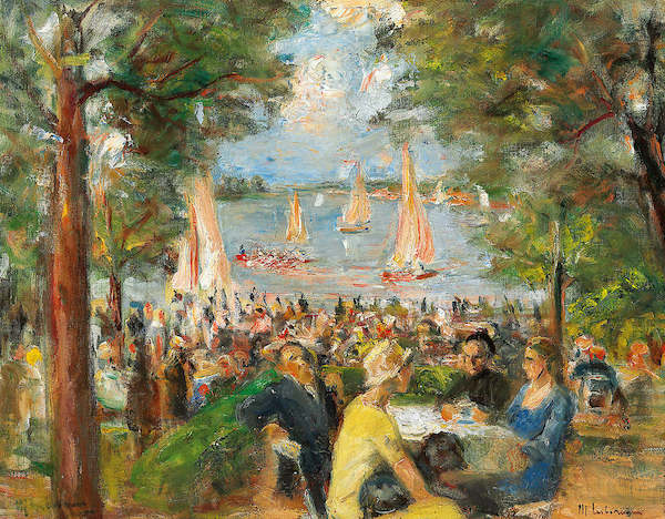Array Gartenlokal an der Havel von Max Liebermann