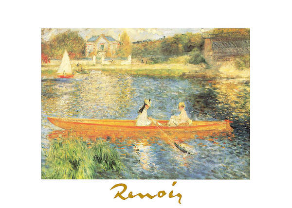 70cm x 50cm La Senna ad asnieres von Pierre Auguste Renoir