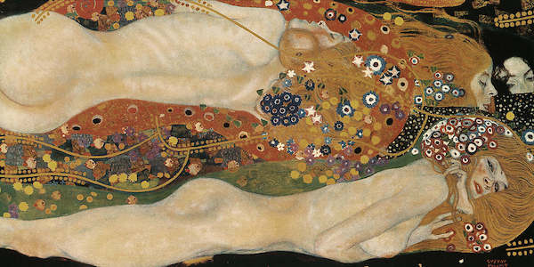 Array Wasserschlangen II von Gustav Klimt