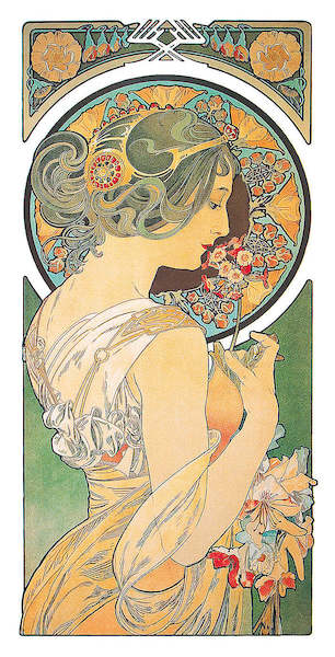 Array Primel von Marie Alphonse Mucha