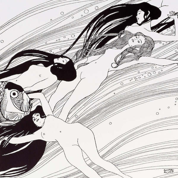 Array Fischblut von Gustav Klimt
