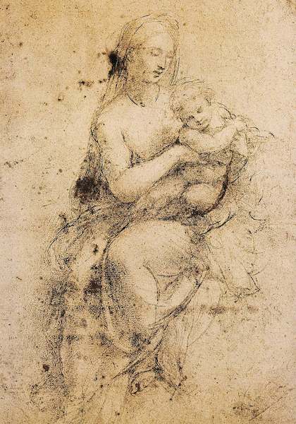 Array Studie zu Madonna von Raffael