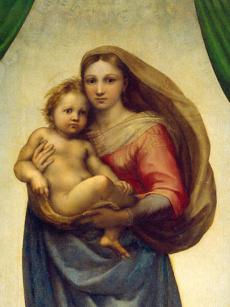 Array Maria mit dem Kind von Raffael