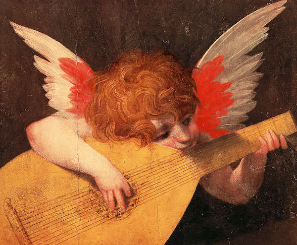 Array Angelo Musicante von Fiorentino Rosso