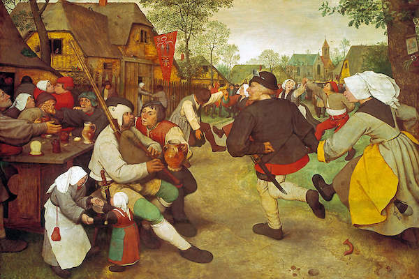 Array Bauerntanz von Pieter d. Ä. Brueghel