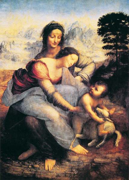 Array Die heilige Anna von Leonardo Da Vinci