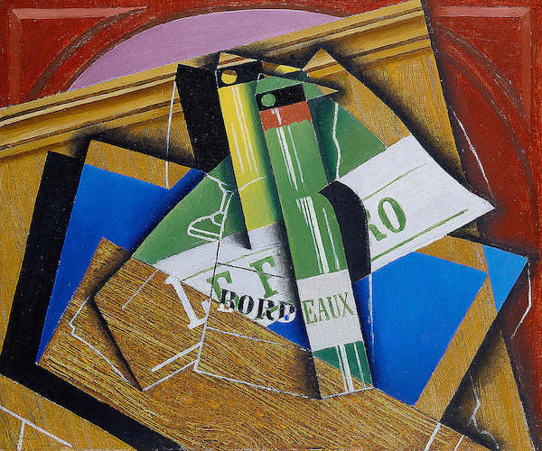 Array Die Bordeaux-Flasche von Juan Gris
