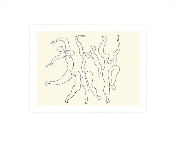 60cm x 50cm Trois danseuses, 1924 von Pablo Picasso
