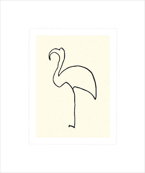 50cm x 60cm Le Flamand rose, PP-394 von Pablo Picasso