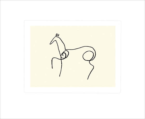 50cm x 60cm Le Cheval, PP-392 von Pablo Picasso