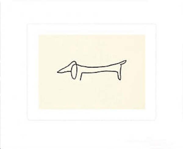 60cm x 50cm Le Chien, PP-304 von Pablo Picasso