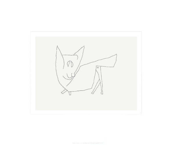 60cm x 50cm Le petit chat von Paul Klee