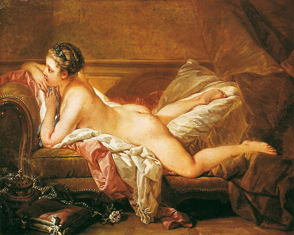 Array Ruhendes Mädchen von Francois Boucher