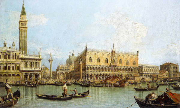 Array Molo, Venedig von Canaletto
