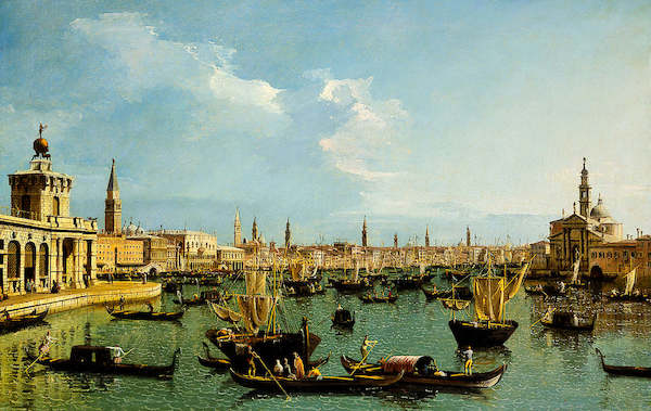 Array Bacino di San Marco, Venedig von Canaletto