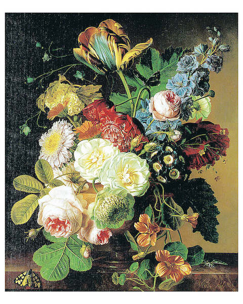 48cm x 60cm Stillleben, CVP-48 von Christiaan Van Pol