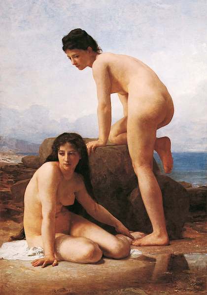 Array The Bathers von William Bouguereau
