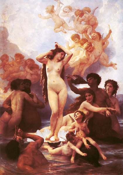 Array Die Geburt der Venus von William Bouguereau
