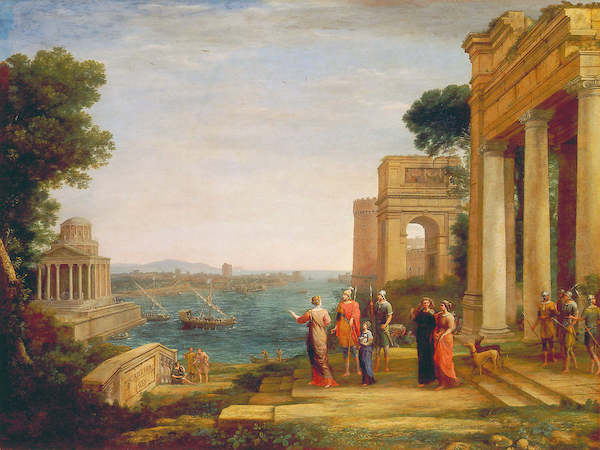 Array Dido und Aeneas von Claude Lorrain