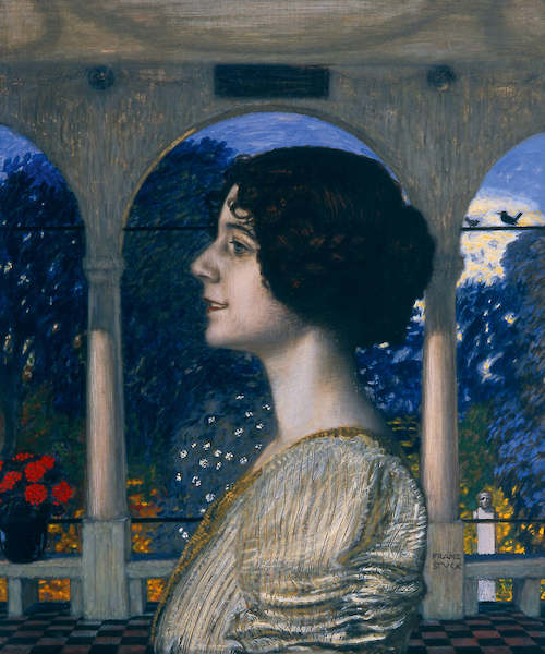 Array Weibliches Portrait von Franz Von Stuck