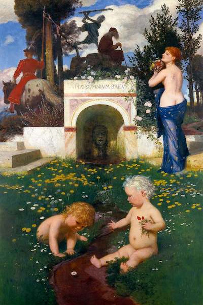 Array Vita Somnium Breve von Arnold Böcklin