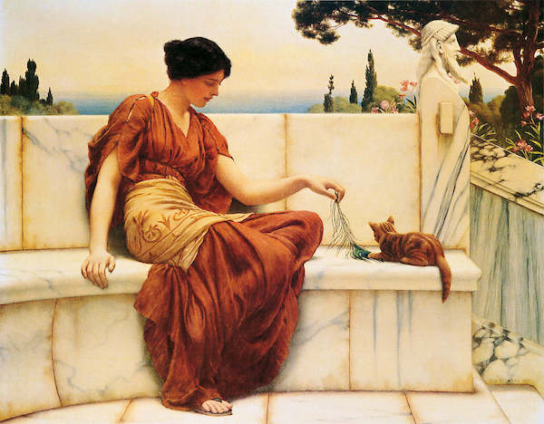 Array The Favourite von John William Godward