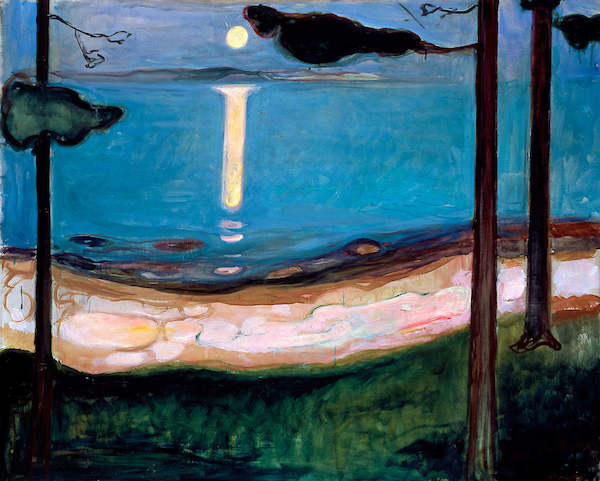 Array Mondnacht von Edvard Munch