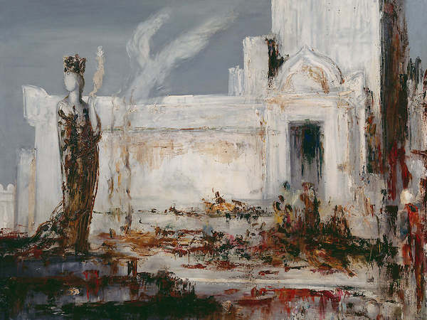 Array Helena am Scea-Tor von Gustave Moreau