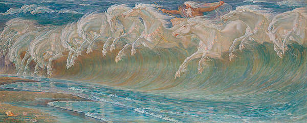 Array Die Rosse des Neptun von Walter Crane