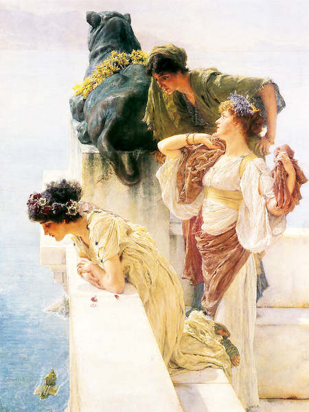 Array A Coign of Vantage von Sir Lawrence Alma-Tadema