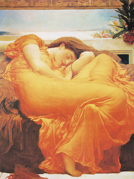 60cm x 80cm Flaming June von LEIGHTON,LORD