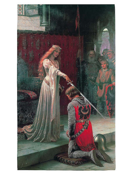 60cm x 80cm The Accolade, 1901 von LEIGHTON, EDMUND