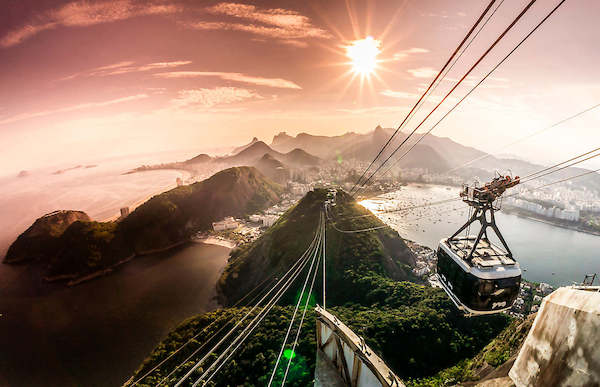 Array View over Rio de Janeiro von Toby Seifinger