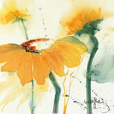 30cm x 30cm Tournesol V von Marthe