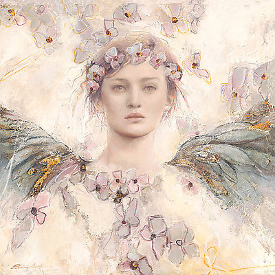 50cm x 50cm Air de printemps II von Elvira Amrhein