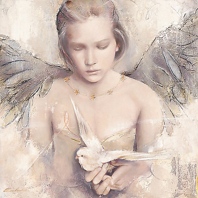 30cm x 30cm Rêverie d´ange von Elvira Amrhein