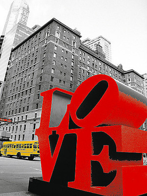 30cm x 40cm Love Indiana von Anne Valverde