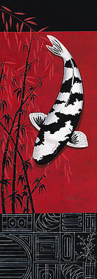 33cm x 95cm Premium Shiro Utsuri von Nicole Gruhn