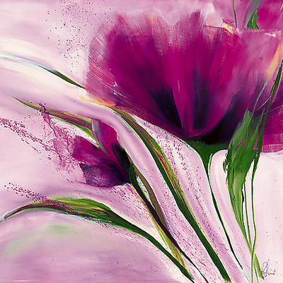 30cm x 30cm Le jour en rose I von Isabelle Zacher-Finet